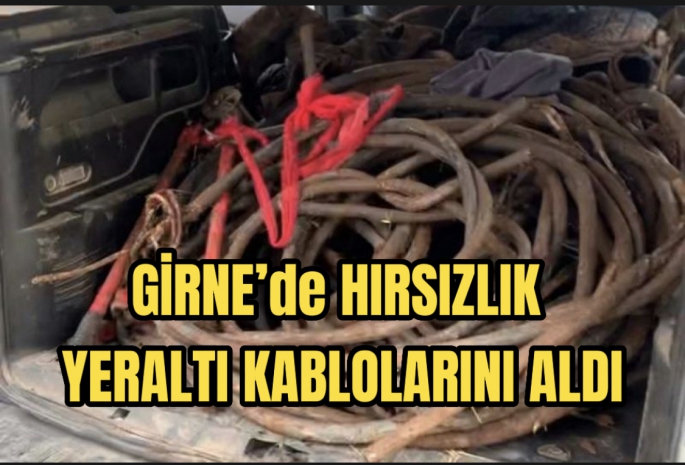 Girne-Alsancak Çevre yolu üzerinde hırsızlık 