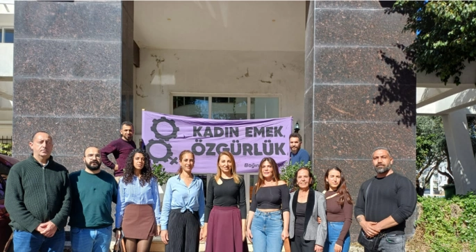 Girne’de 8 Mart eyleminde kadınlar taleplerini dile getirdi