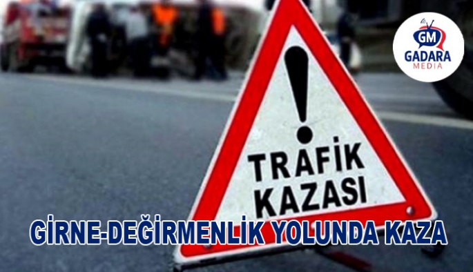 Girne-Değirmenlik yolunda kamyon devrildi, 3 kişi yaralandı