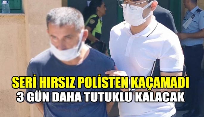 GİRNE’Yİ KABUSA ÇEVİREN SERİ HIRSIZ POLİSTEN KAÇAMADI