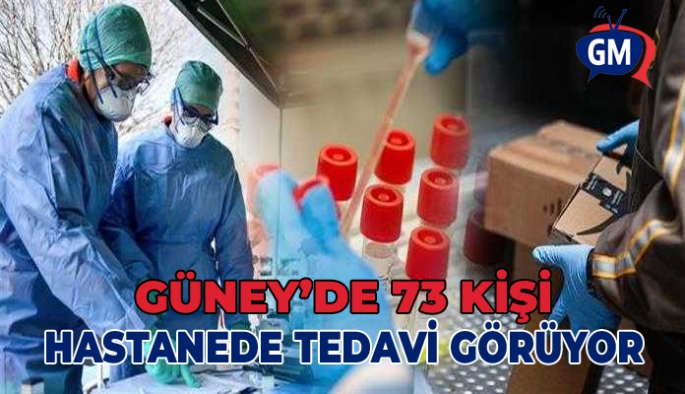 Güney’de son 1 haftada koronavirüsten 5 kişi hayatını kaybetti