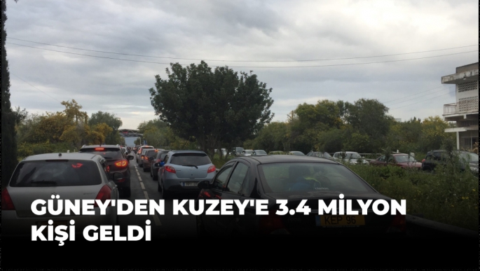 Güney'den Kuzey'e 3.4 Milyon Kişi Geldi