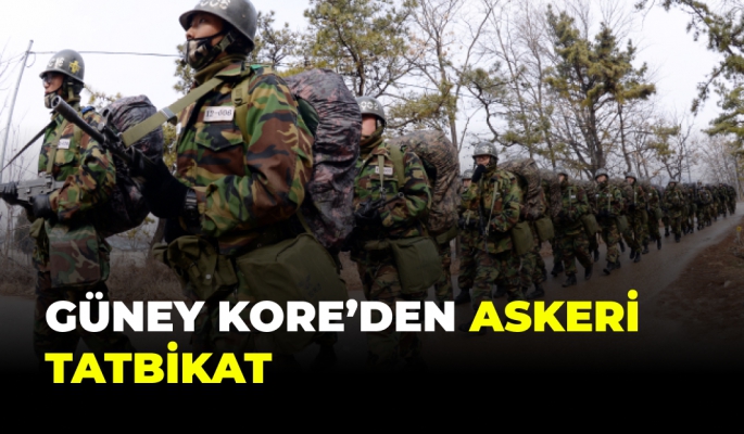 Güney Kore'de Askeri Tatbikat