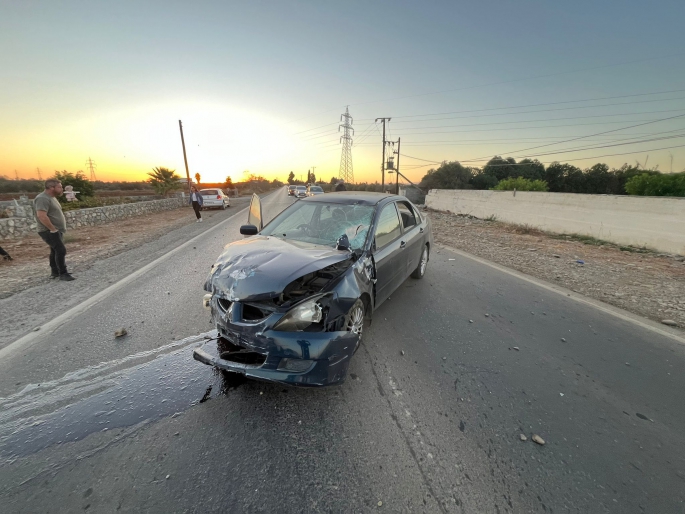 Güzelyurt-Akçay yolunda trafik kazası