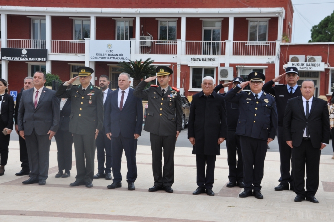  Güzelyurt Belediye Başkanı Özçınar, Şehitleri Anma törenine katıldı