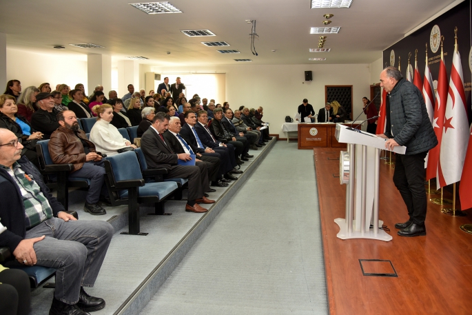  Güzelyurt Bölgesi Birinci Etap Şehit Çocuğu Arsa Dağıtımı Töreni yapıldı