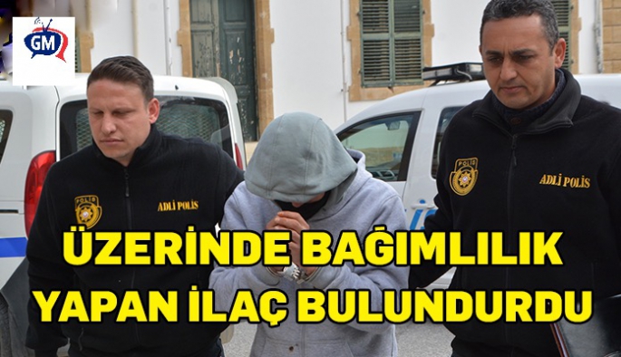 Güzelyurt polisi göz açtırmadı. Yapılan aramada bağımlılık yapan ilaç bulundu 