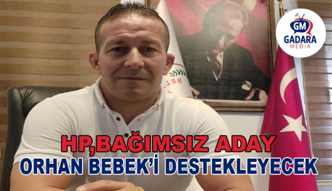 Halkın Partisi, Tatlısu Belediye Başkanlığı seçiminde bağımsız aday Orhan Bebek’i destekleyecek