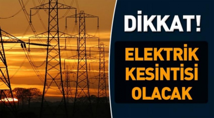  Haspolat bölgesinde bugün  3 saatlik elektrik kesintisi olacak