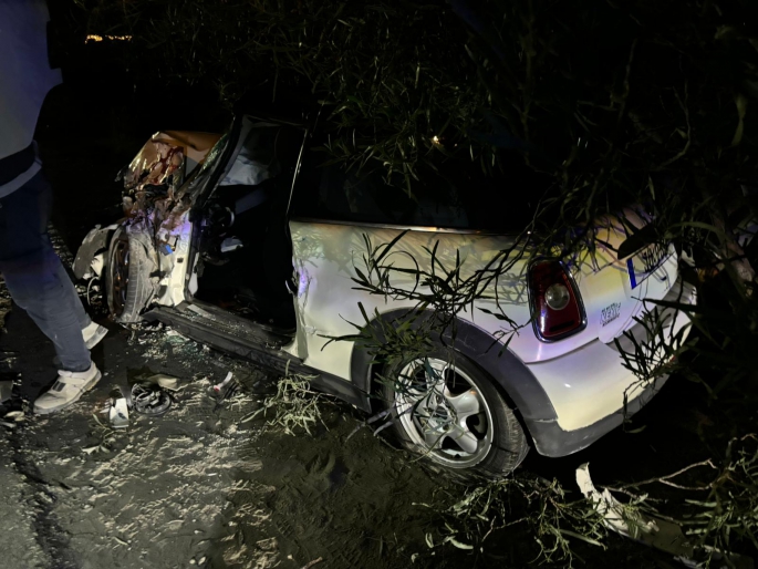 Haspolat-Taşkent anayolunda trafik kazası.. 4 yaralı