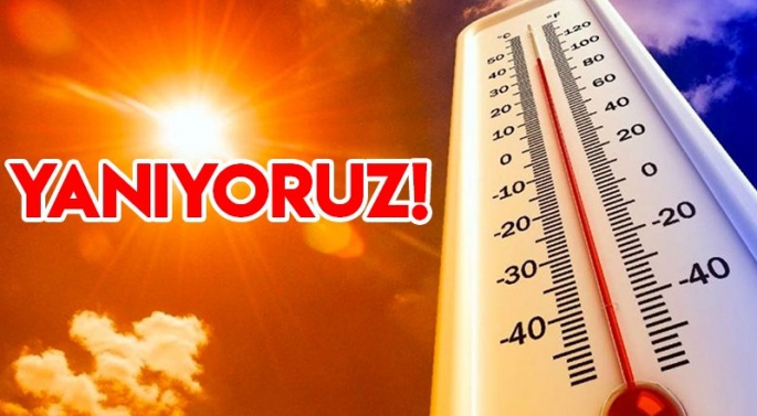 Hava sıcaklığı artıyor !!!