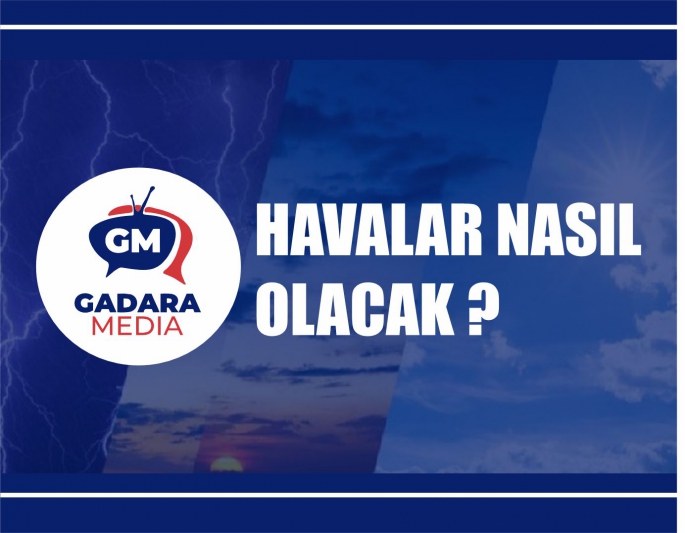 Hava yarın az bulutlu öğle saatleri parçalı bulutlu ve yer yer sağanak yağmurlu olacak