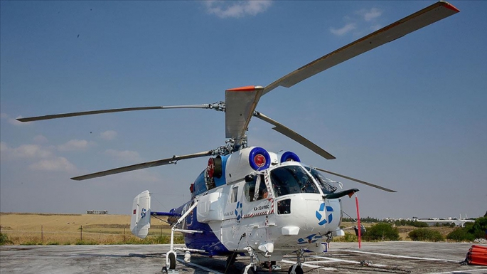 Helikopter geliyor yola çıktı 