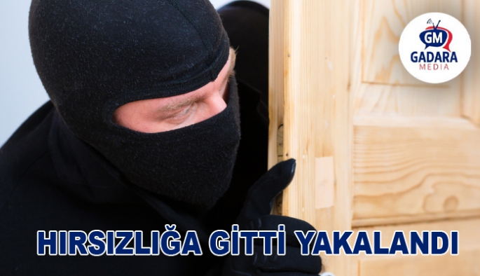 HIRSIZLIĞA GİTTİ YAKALANDI