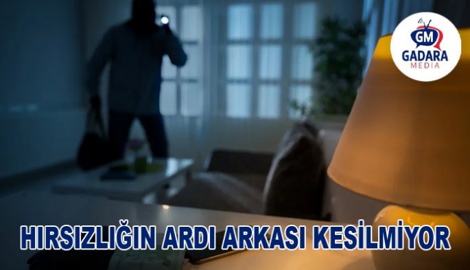 HIRSIZLIĞIN ARDI ARKASI KESİLMİYOR