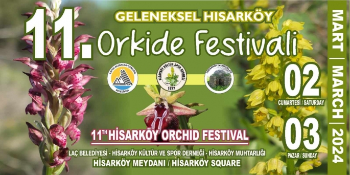 Hisarköy Orkide Festivali hafta sonu yapılacak