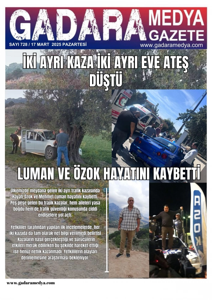 İKİ AYRI KAZA, İKİ AİLEYE ACI!