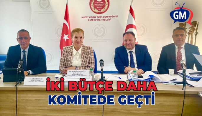 İki bütçe daha komitede geçti!