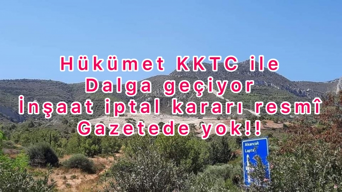 İptal kararı Resmi Gazete'de Yok!!!