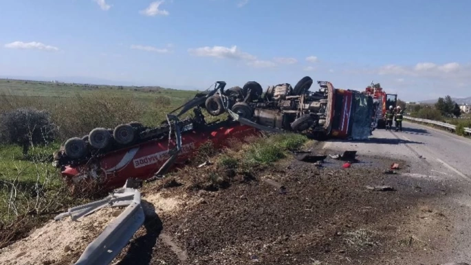 İskele-Ercan Ana yolu yeniden trafiğe açıldı