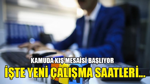 Kamuda kış mesaisi başladı