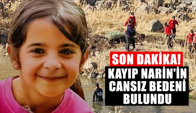 Kayıp Narin’in cansız bedeni bulundu