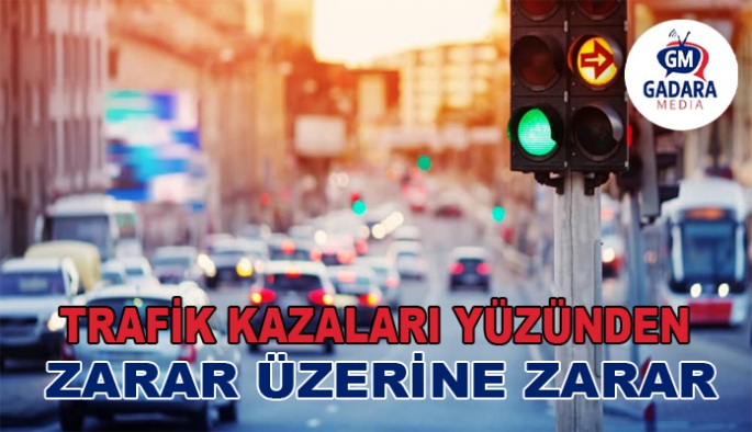 Kazalar sonucu oluşan toplam hasar miktarı 2,076,500 TL