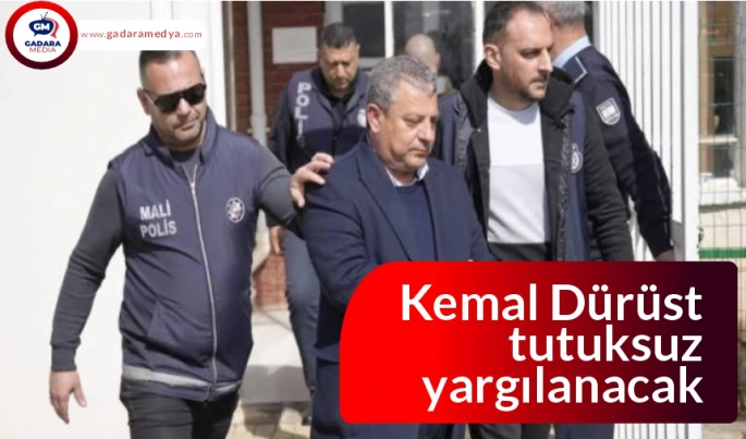 Kemal Dürüst tutuksuz yargılanacak