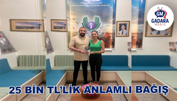 Kemal Saraçoğlu Vakfı’na 25 Bin TL’lik Anlamlı Bağış