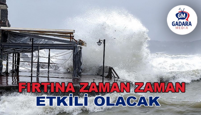 Kıbrıs Meteoroloji Dairesi fırtına dolayısıyla sarı uyarı yayımladı