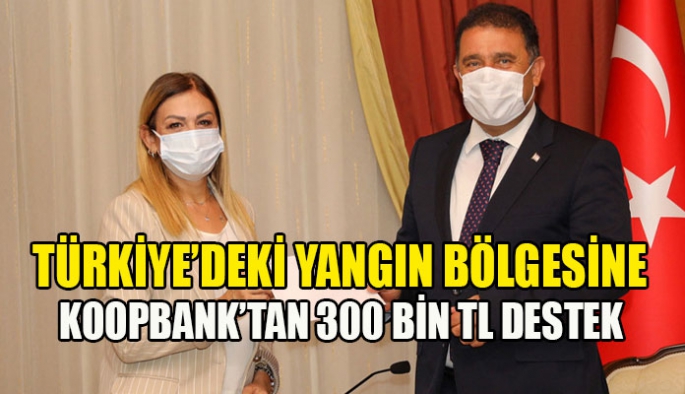 Koopbank’tan 300 bin lira Türkiye’ye destek 