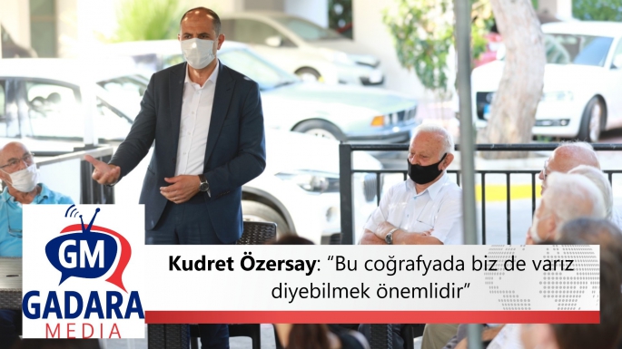 Kudret Özersay: “Bu coğrafyada biz de varız diyebilmek önemlidir”