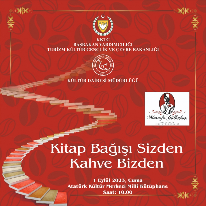  Kültür Dairesi “Kitap bağışı sizden kahve bizden” sloganıyla kitap bağışı kabul edecek