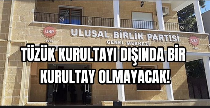 Kurultay Tüzük değişikliği için yapılacak 