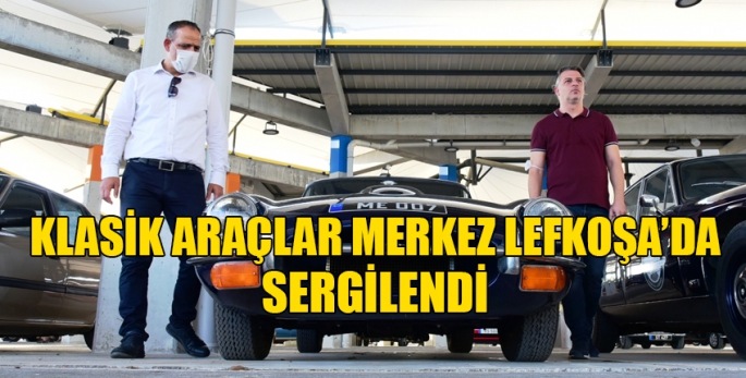 Kuzey Kıbrıs Klasik ve Spor Otomobil Kulübü 60 araçtan oluşan klasik arabalarını sergiledi