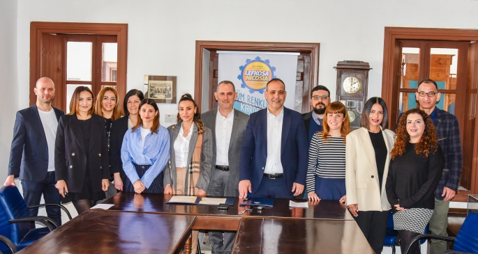  Lefkoşa Bienali için ‘Bir Giriş’ projesinin protokolü Arabahmet Kültür Evi’nde imzalandı