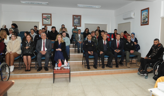  Lefkoşa’da engelliler için “Doğal Afet ve Özel Durum Eğitimi” düzenlendi