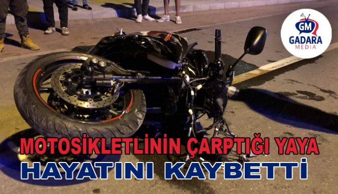 Lefkoşa-Güzelyurt ana yolunda kaza! Motosikletin çarptığı yaya hayatını kaybetti!