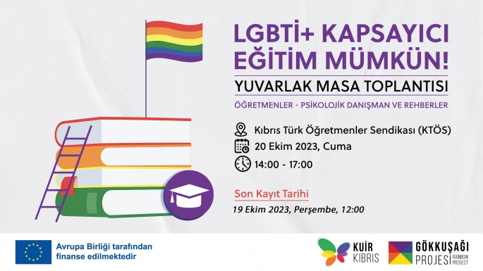  LGBTİ+ kapsayıcı eğitime yönelik yuvarlak masa toplantısı düzenleniyor