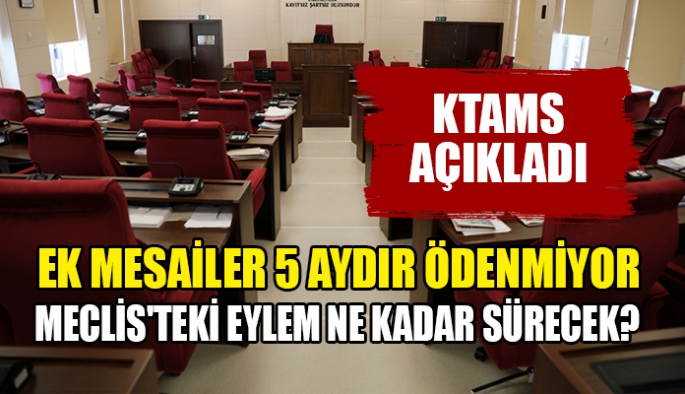 Meclis çalışanlarının 5 aydır ek mesaileri yatmıyor!!