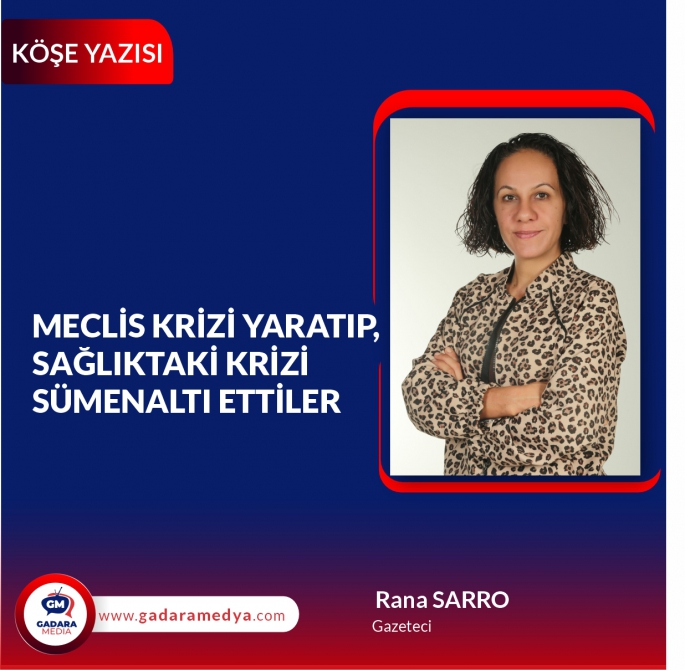 Meclis krizi yaratıp, sağlıktaki krizi sümenaltı ettiler