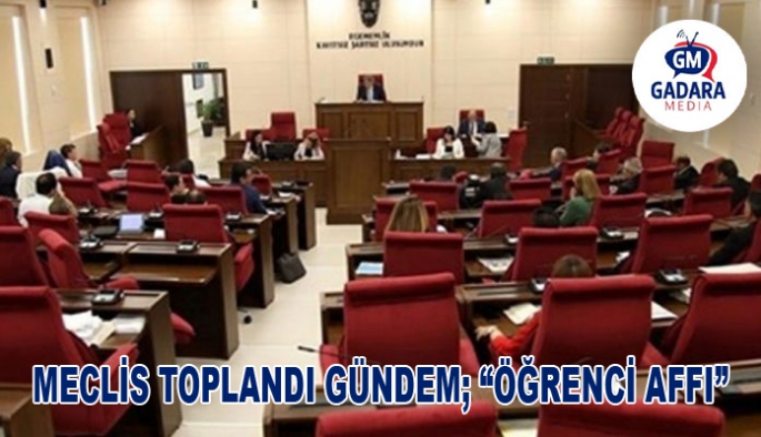 Meclis toplandı: Gündem 