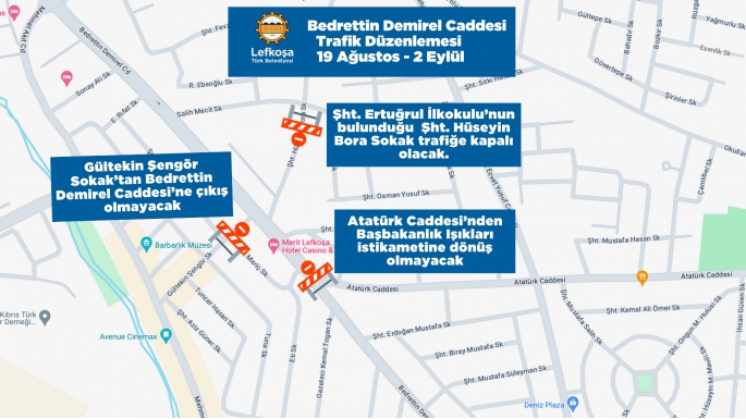  Mehmet Akif Caddesi 19 Ağustos’ta trafiğe açılıyor… Çalışmalar, Bedrettin Demirel Caddesi’nde devam edecek