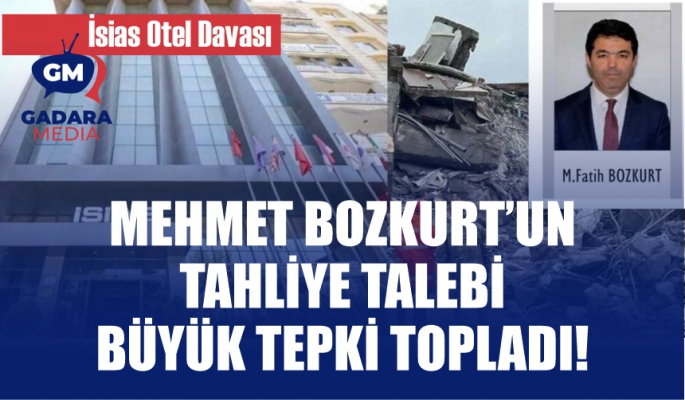 Mehmet Bozkurt’un tahliye talebi büyük tepki topladı