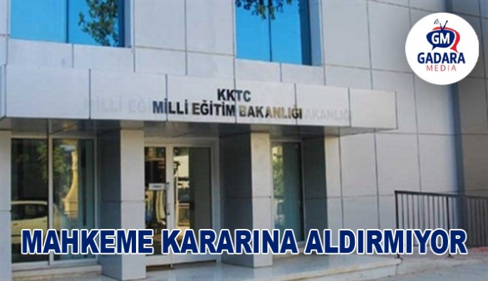 Milli Eğitim Bakanlığı, mahkeme kararına aldırmıyor!