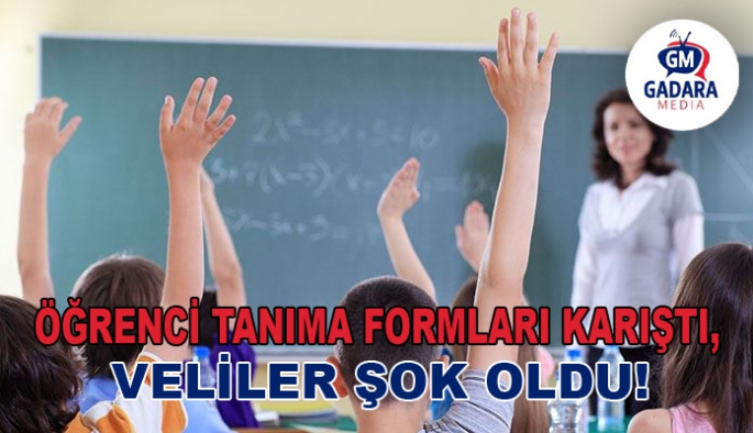 Ortaokullara verilmesi gereken öğrenci tanıma formları ilkokullara verildi