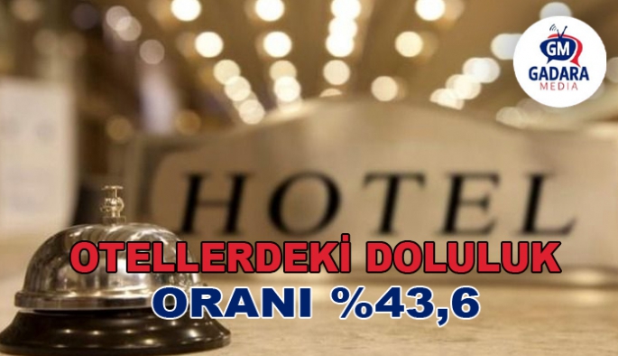 Otellerdeki doluluk oranı % 43,6