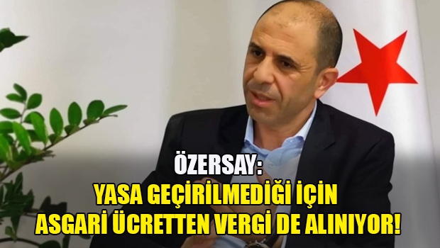 Özersay: Çağırsanıza bir olağanüstü toplantı!