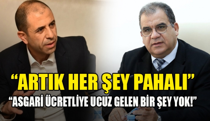 Özersay; vatandaşa pahalıyı değil ucuzu alın dediğinizi vatandaş ucuzunu bile alamıyor!!!