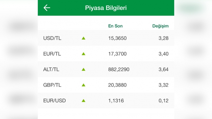 Piyasa yükselişte !!!